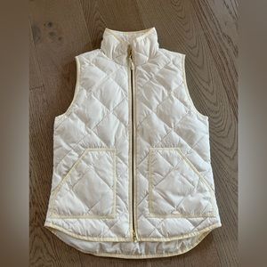 NWOT J.CREW WHITE VEST